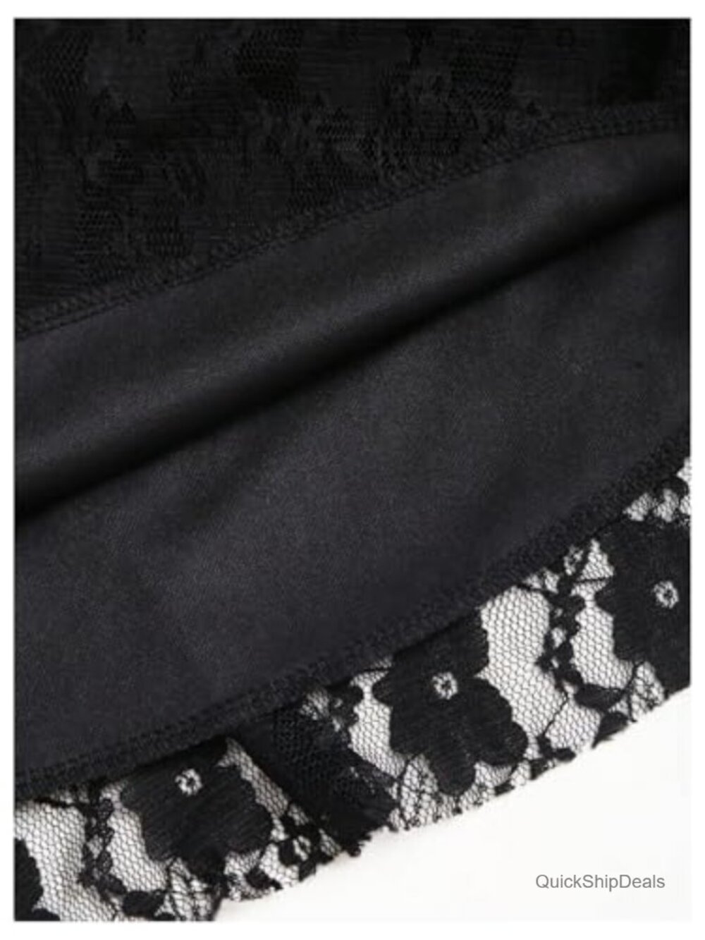 Flowy Asymmetrical Ruffle Ruched Skirt Drawstring Side Summer Night Out - Picture 3 of 5